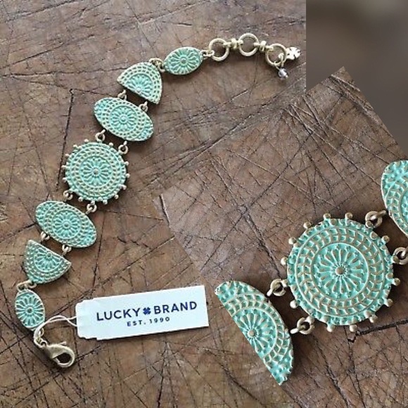 LUCKY BRAND linked medallion bracelet - Picture 4 of 6